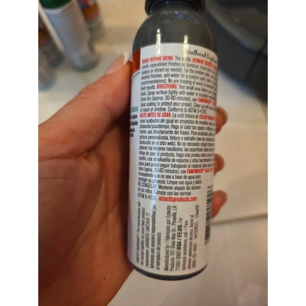 Gel Stain Glaze Weathered Daydream 4.0 FL OZ Bottle Gray 0422062C 19aw09 D4